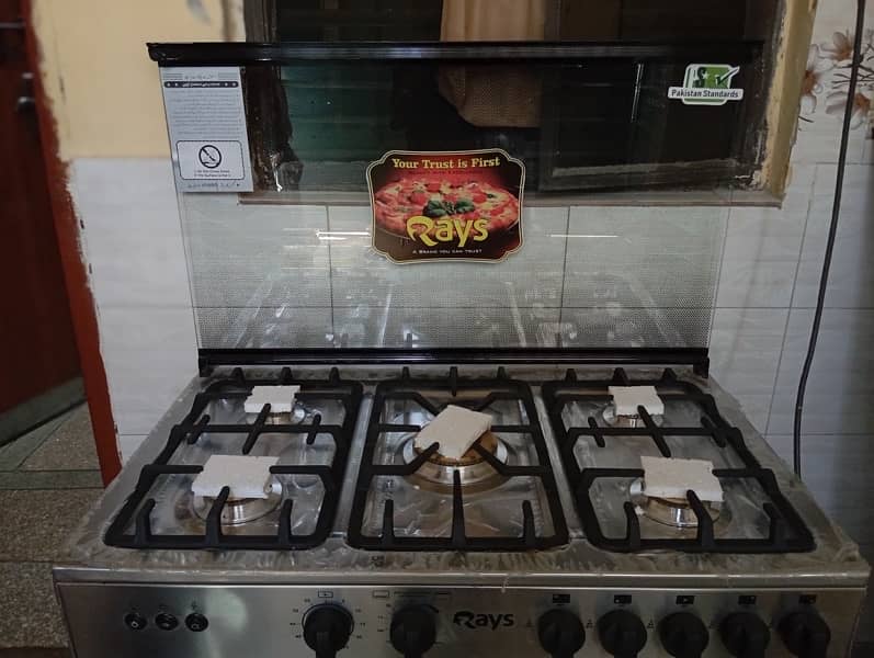 Rays cooking range+ oven 5 burners 2