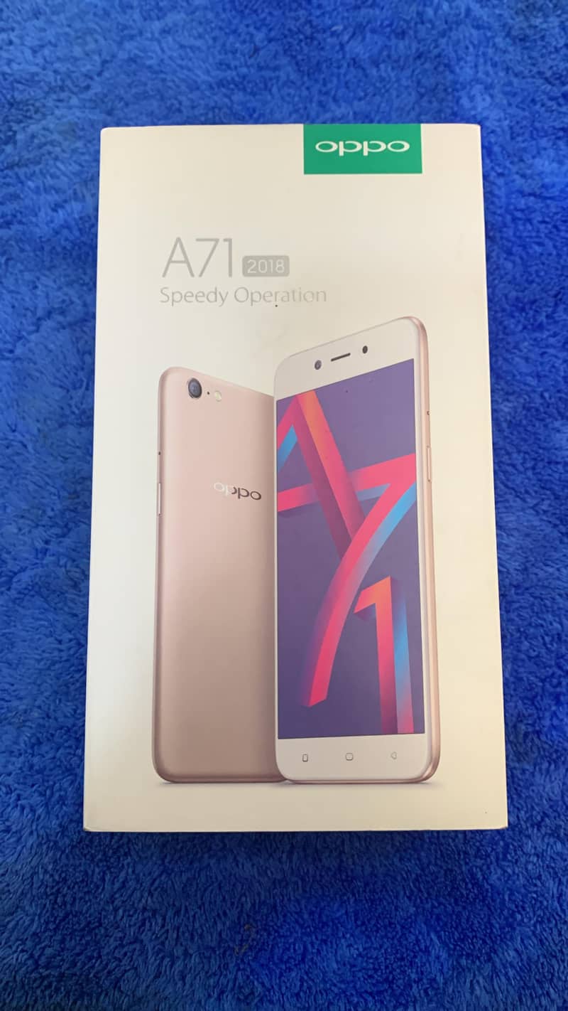 Oppo a71 10/10 condition dual sim pta approved 2-16 GB with Box 2