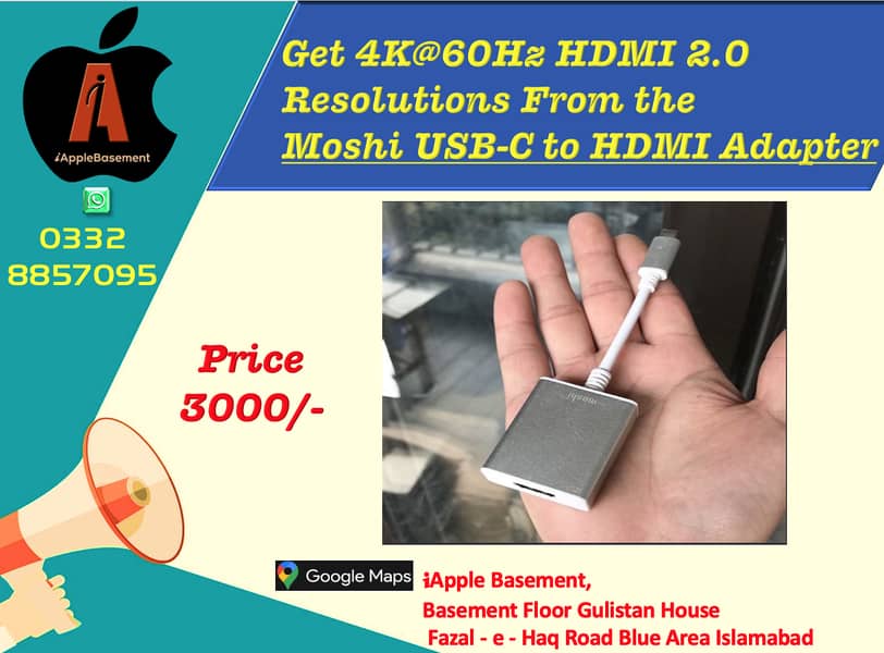 Moshi USB-C to HDMI Adapt Used Original 0