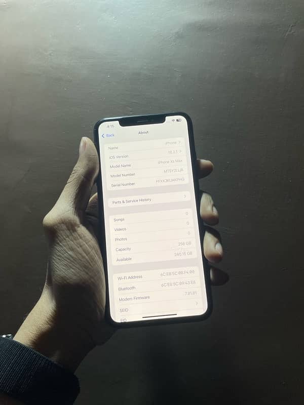 iPhone XS Max 256GB 4