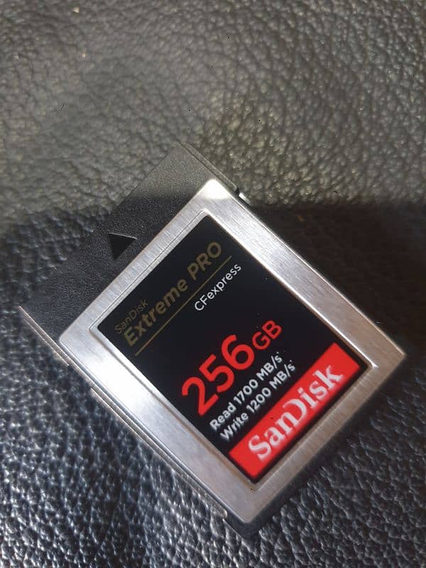 Type B, 256GB, scandisk extreem pro memory card 2