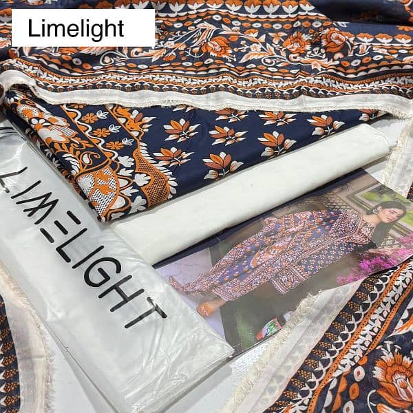 Original limelight brand & digital printed lawn collection 0