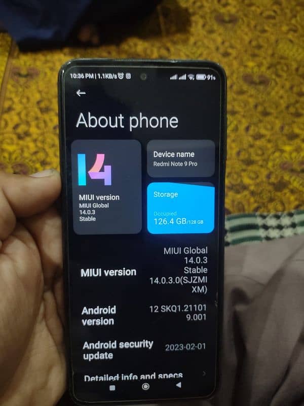 Redmi note 9 pro 6gb 128gb 4