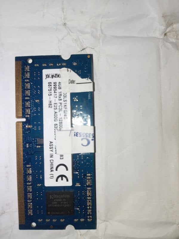 Laptop Ram 4 Gb and 2gb 1