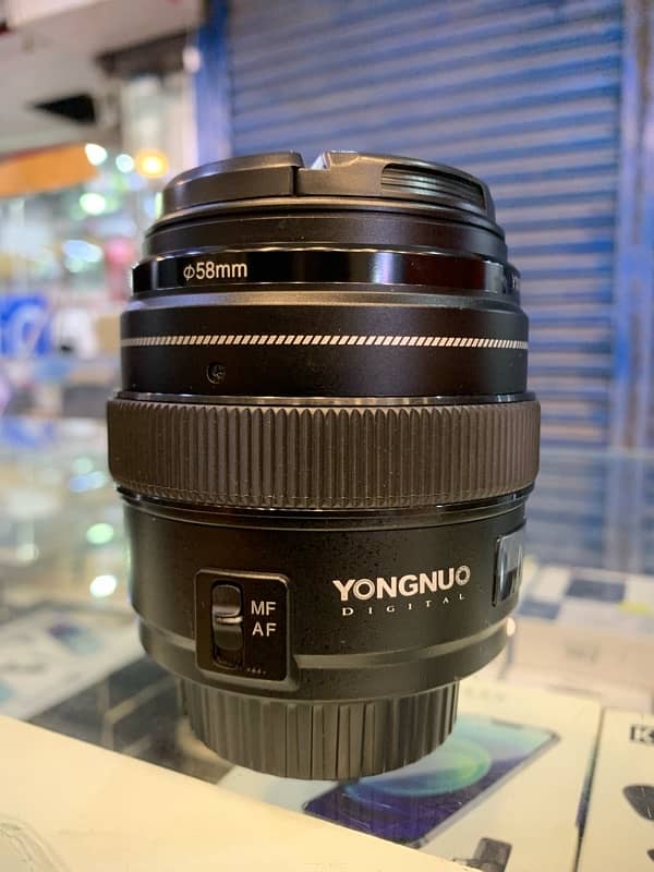 dslr camera lens yongno 100mm 10 by 10 contact 03212306356 1