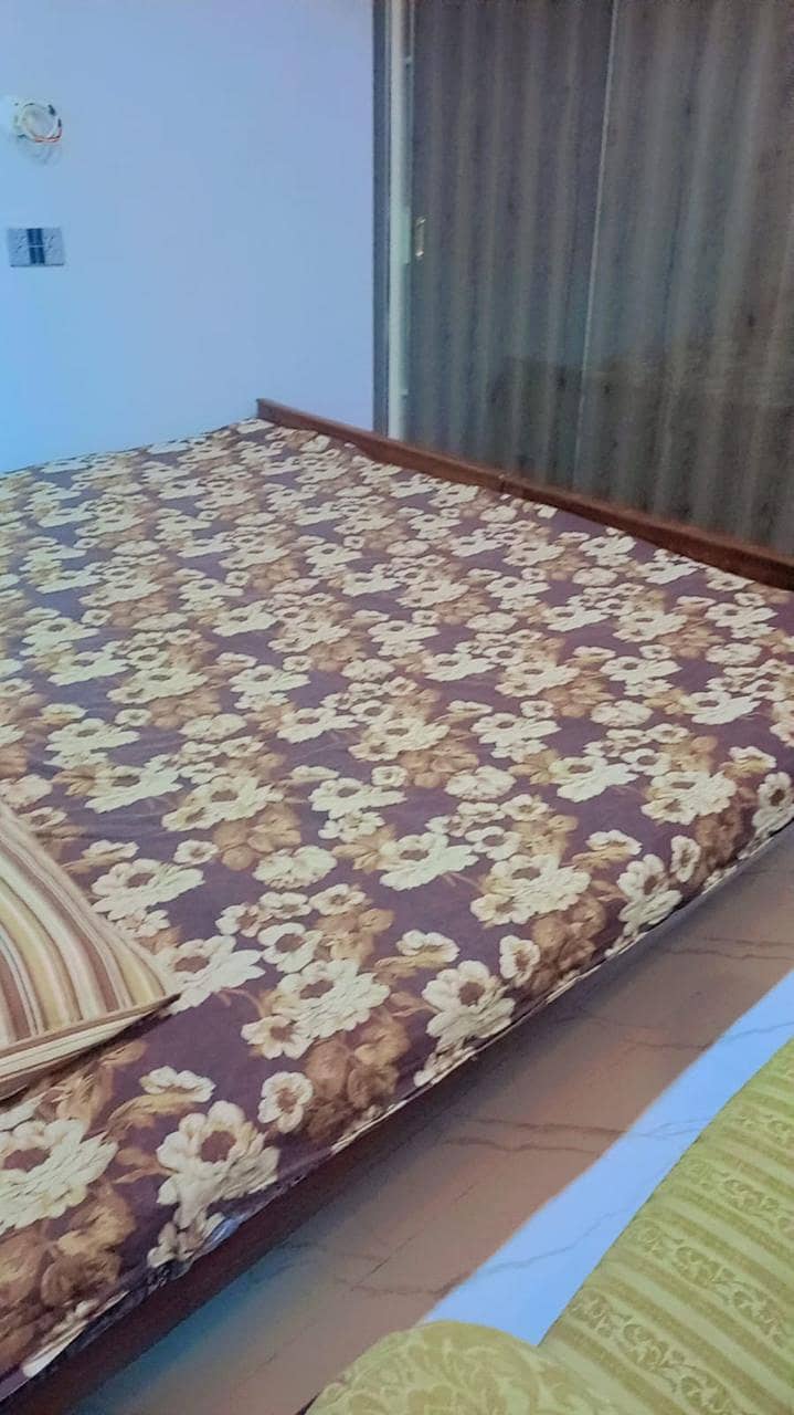 double bed (plungs)with mattress 1