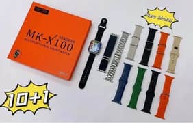 Mk X100 Ultra 2 Smart Watch, 10 in 1 Ultra smart watch,