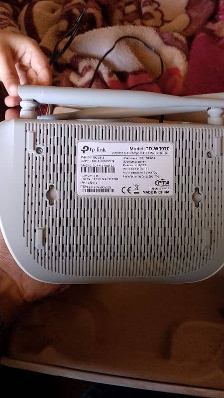 PTCL Router 0