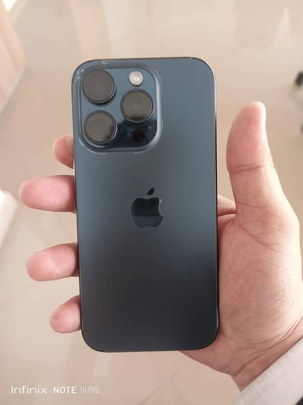 IPhone 15 Pro blue titanium 10/10 2