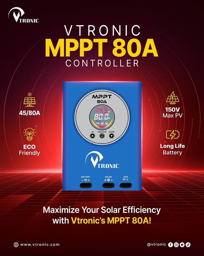 MPPT Hybrid Controller 80Amp/ Hybird Charge Controller 0