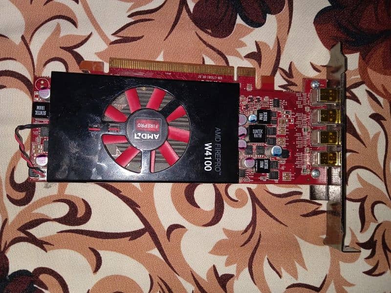 AMD firepro W4100 Graphic card ,2gb ddr5 128 bit ,9/10 condition 3