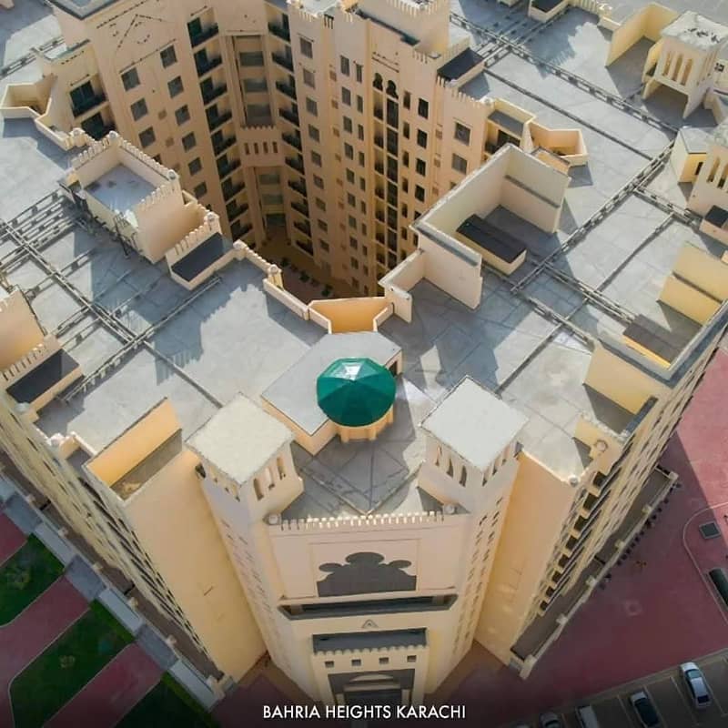 Bahria heights Tower B first floor outer Park face brand new apartment available for rent 03135549217 8