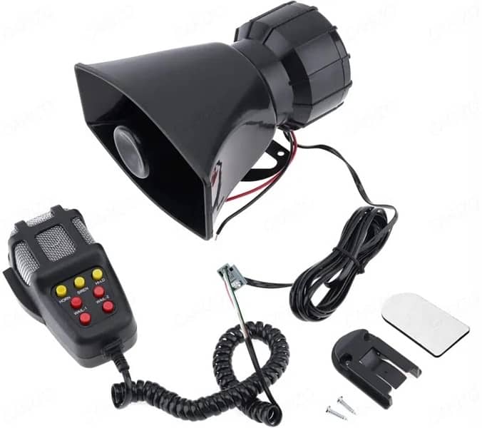 Electronic Siren Horn With Mic for Car Motorcycle 0