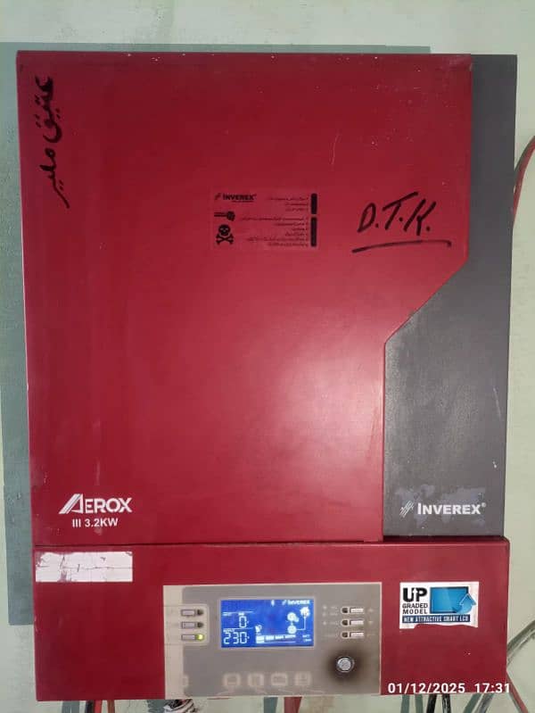 INVEREX AEROX III 3.2 KW on grid inverter Urgently sale 4