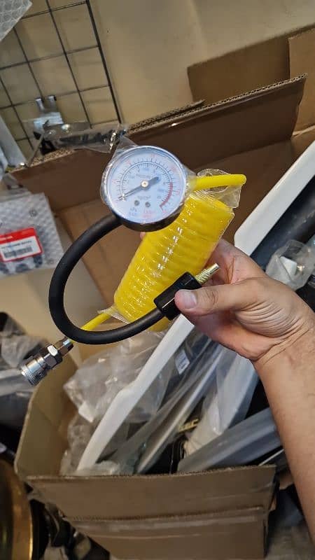 Double Cylinder Tire pressure inflator gauge 1