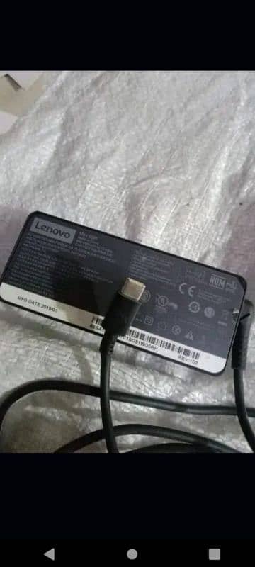 Lenovo ctype charger 0