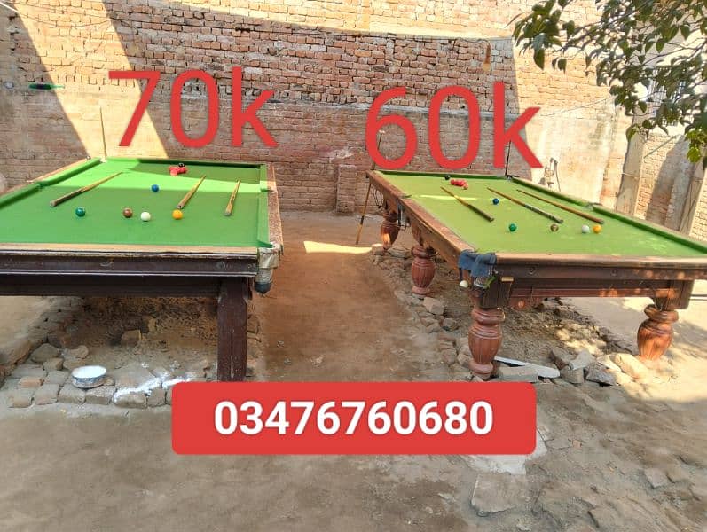 2 Snooker Table 5*10 1