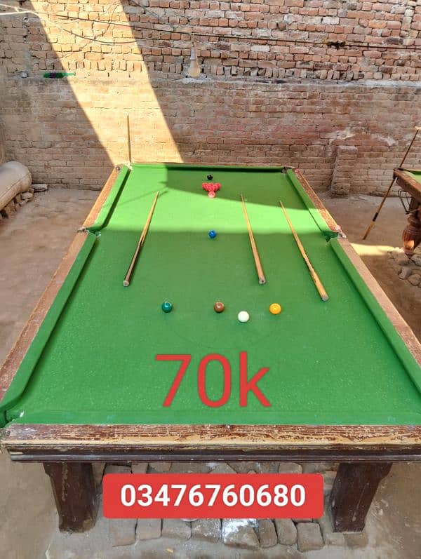 2 Snooker Table 5*10 2