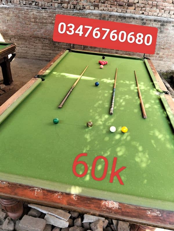 2 Snooker Table 5*10 3