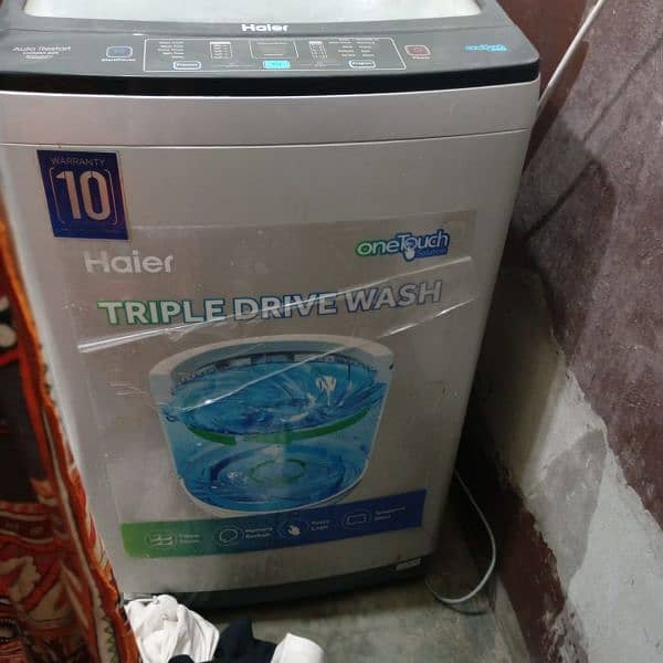 Haier Automatic washing and Dryer Machine 2