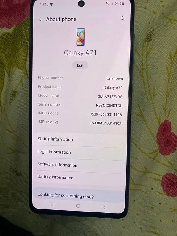 samsung a71 8 gb 128gb 0