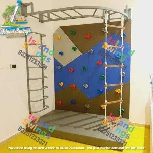 trampoline/slide/monkey bar/indoor swings/wall climbing/wall climbing 1