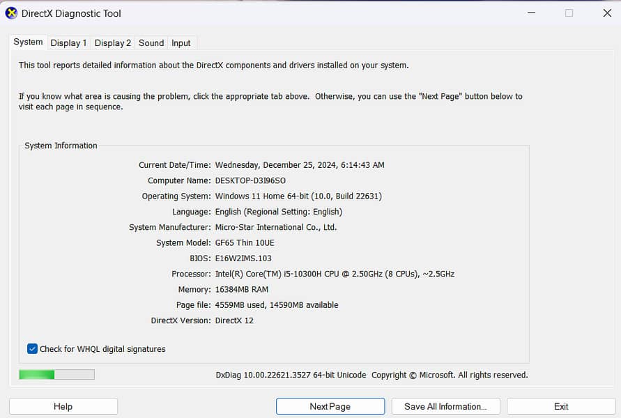 core i5 10th generation MSI GF65 Thin 10UE 1