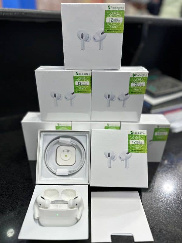 air pods pro with long lasting battery timing nois free sound 0