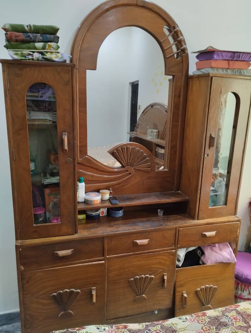 Double Bed & Dressing Table 1