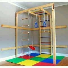 wall climbing/slides/Rock climbing/multiple swings/