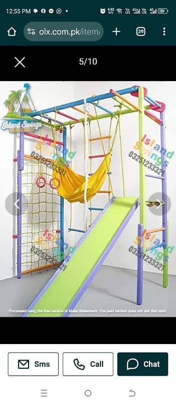 wall climbing/slides/Rock climbing/multiple swings/ 2