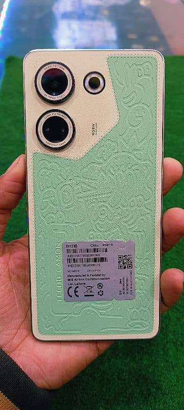 Tecno Camon 20 (8+8) 256 GB full Box 0