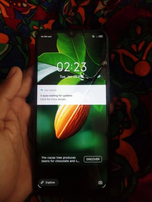 infinix hot 11 play mobile with box and without charger good condition 2