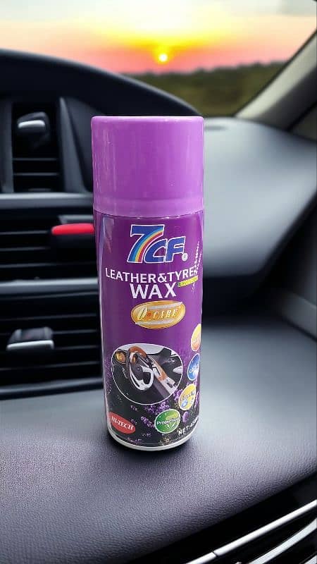 7CF DASHBOARD LEATHER & TYRE WAX 450ml 0