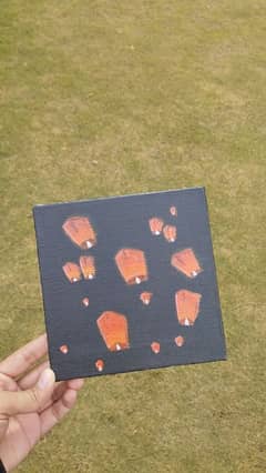 1pc lantern painting