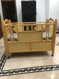 crib cot along with mattress