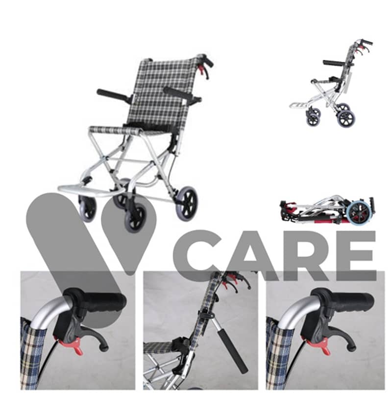 LIGHTWEIGHT WHEELCHAIR (TRANSFERCHAIR) PRICE 16000/- 0