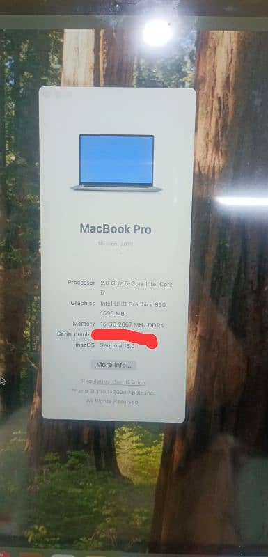 MacBook Pro 2019 16" i7 9th gen 2