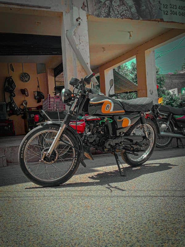 road prince 70 cc 18 modal total converted by cafe racer big size 1