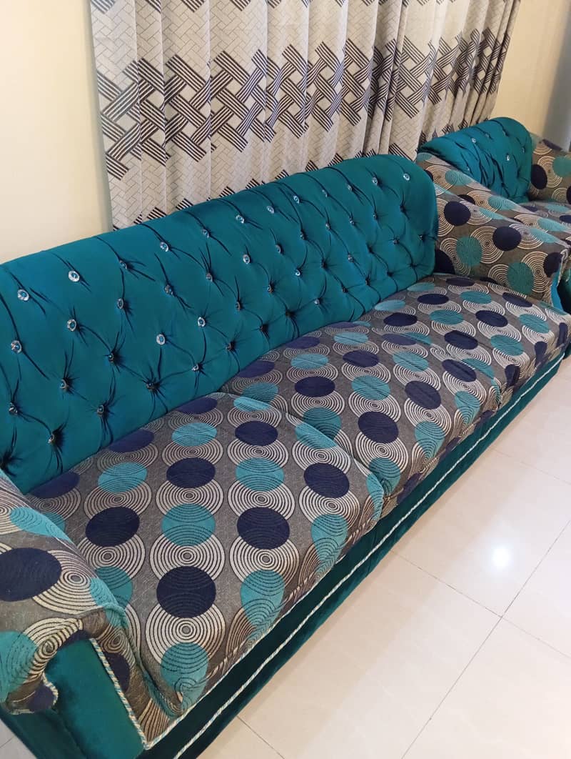 Five (5)seater sofa set available 0