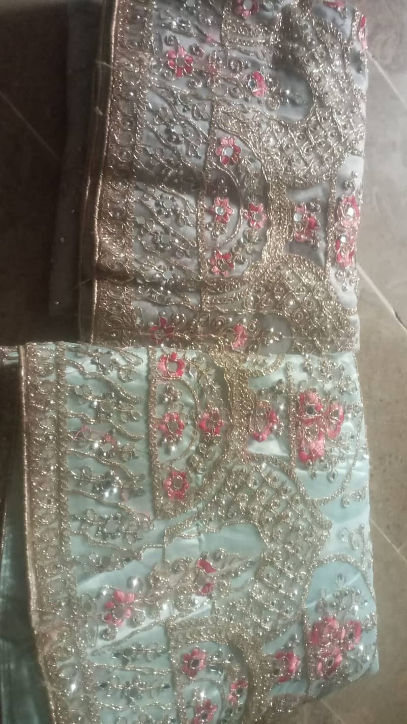 2 Pcs Wedding Indian Sharare for Sale 1