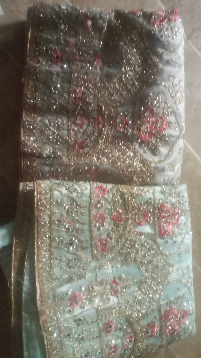 2 Pcs Wedding Indian Sharare for Sale 2