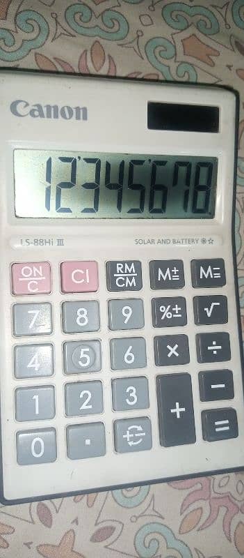 canon shop calculator LS-88Hi iii fully functional 2