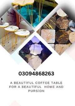 a luxury coffe table  brand new