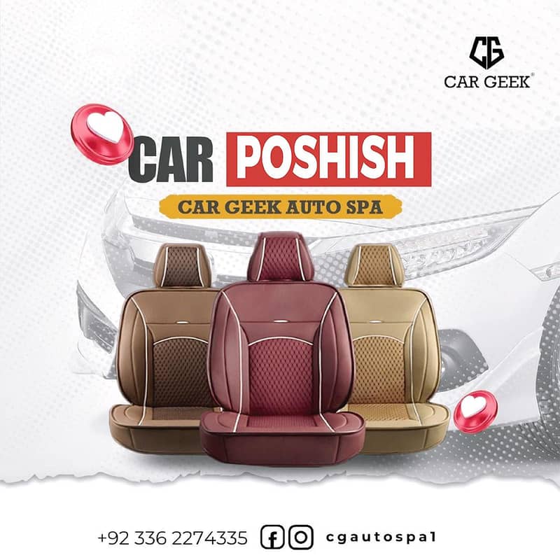 Seat cover / Seat Poshish / Steering Cover / Mating 1