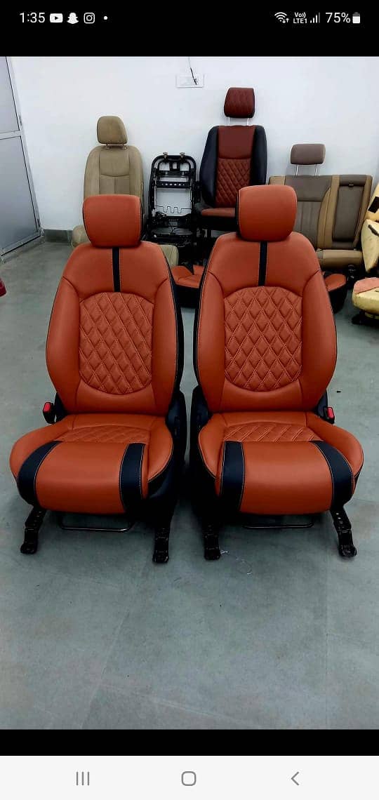 Seat cover / Seat Poshish / Steering Cover / Mating 5