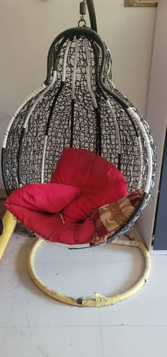 Swing Chair with Double Cushion