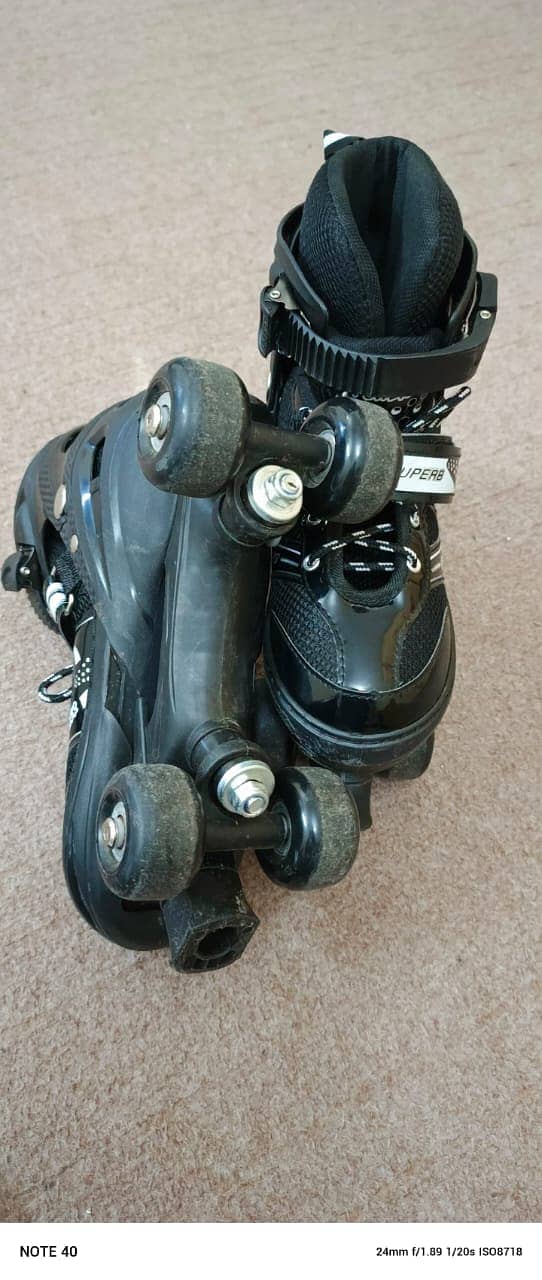 Quad roller skates- Like New! Used Only Twice. 2