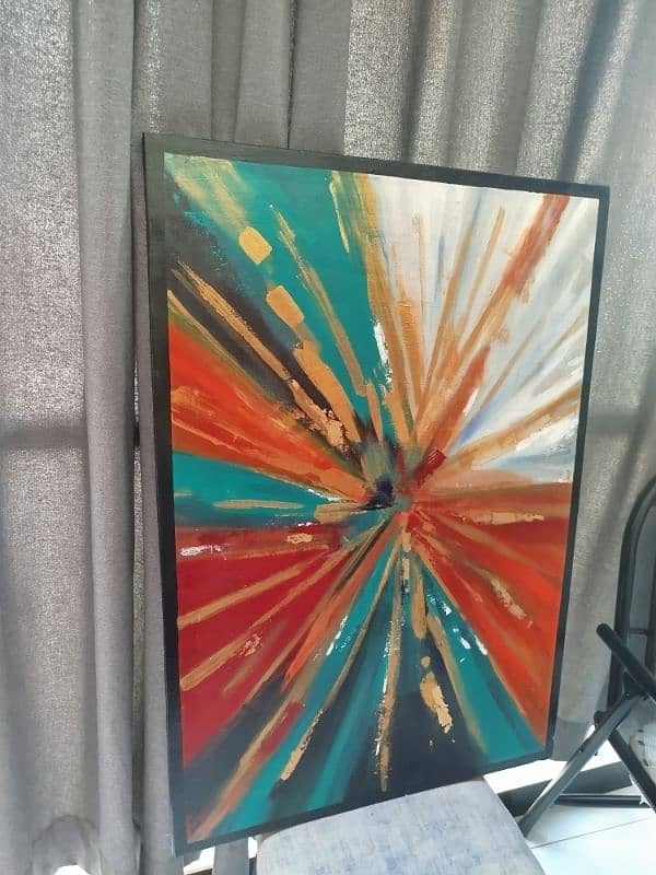 abstract art available for sale  size 2by3ft for price dm me 1