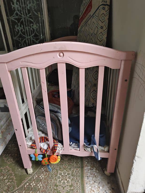 Baby Cot & Cupboard 1